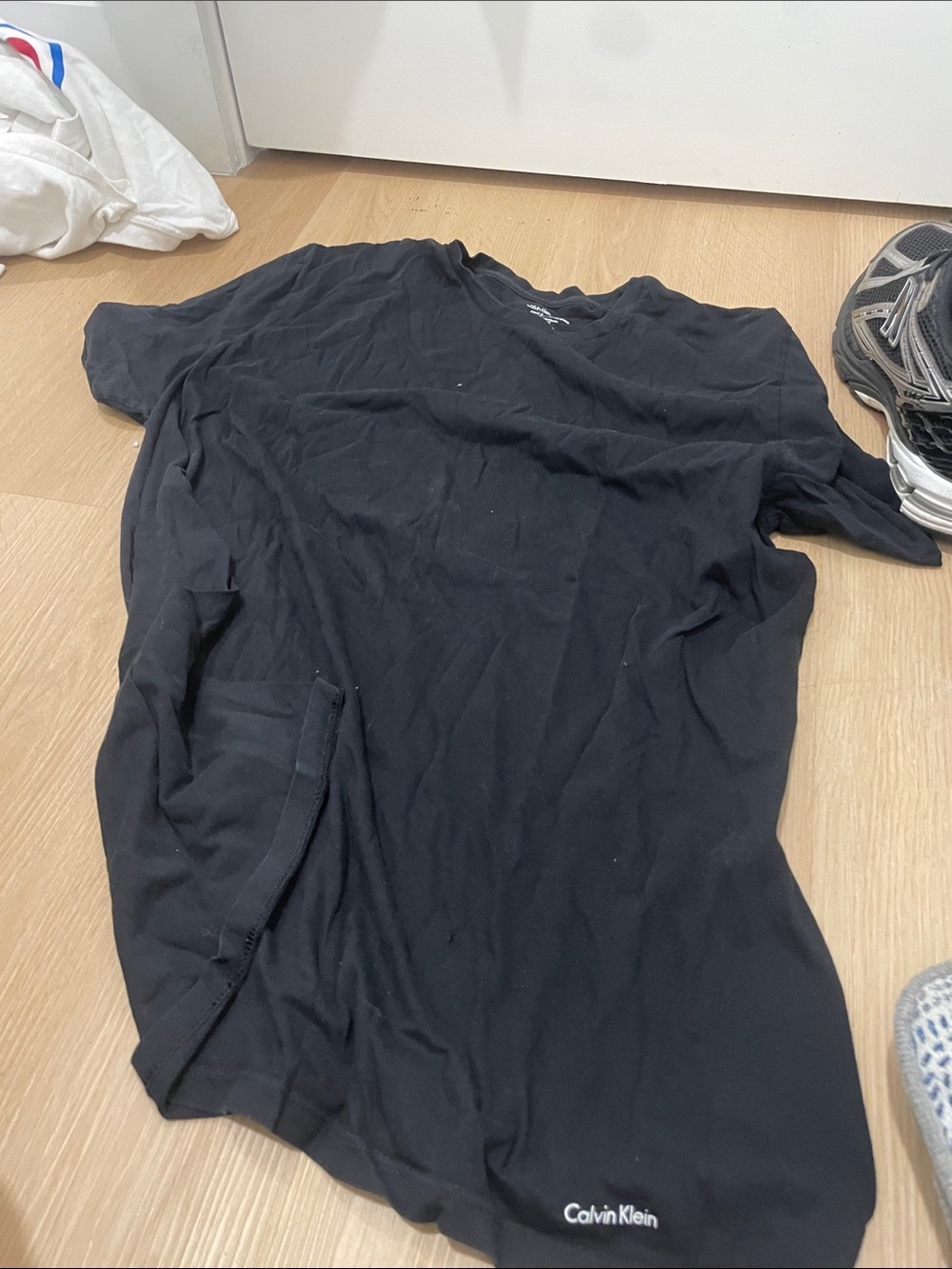 Calvin Klein Black Short Sleeve Logo Tee